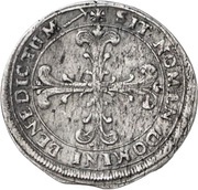 1 Groschen Tournois, Germany, 1666 reverse image
