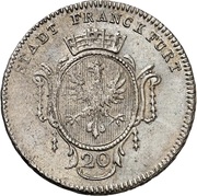20 Kreuzers 20 Konventionskreuzer obverse image