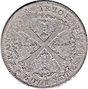 10 Kreuzer, Germany, 1762 reverse image
