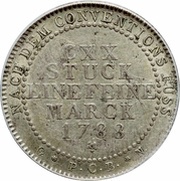 10 Kreuzer, Germany, 1788 reverse image