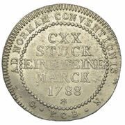 10 Kreuzer, Germany, 1788 reverse image