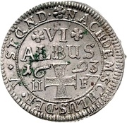 6 Albus, Germany, 1693 reverse image