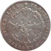 20 Kreuzer, Germany, 1762 reverse image