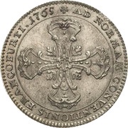 20 Kreuzer, Germany, 1764-1765 reverse image