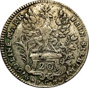 20 Kreuzer obverse image