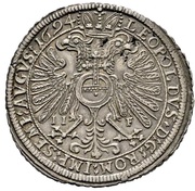 ½ Thaler, Germany, 1694 reverse image