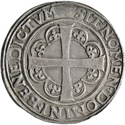 1 Thaler, Germany, 1547 reverse image