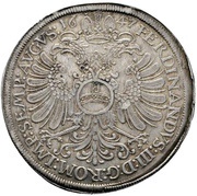 1 Thaler, Germany, 1644-1647 reverse image