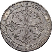 1 Thaler Konventionstaler, Germany, 1764 reverse image