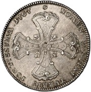 1 Thaler Konventionstaler, Germany, 1766-1767 reverse image