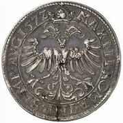 2 Thalers, Germany, 1572 reverse image