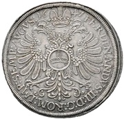 2 Thalers, Germany, 1647 reverse image