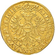 1 Ducat, Germany, 1618 reverse image