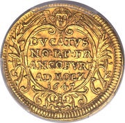 1 Ducat, Germany, 1644-1645 reverse image