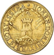 2 Ducat, Germany, 1710 reverse image