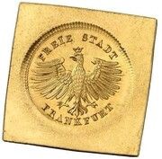 3 Kreuzers Gold pattern strike obverse image