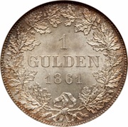 1 Gulden reverse image