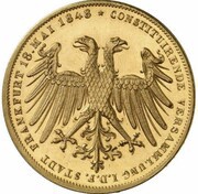 2 Gulden Archduke John; Gold Pattern obverse image