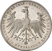 2 Gulden Constitutional Convention; Mule obverse image