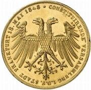 2 Gulden Constitutional Convention - Gold pattern strike obverse image