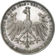 2 Gulden Constitutional Convention - Mule obverse image