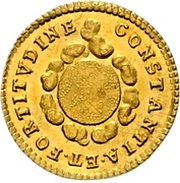 ¼ Ducat Coronation reverse image