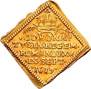 ½ Ducat Coronation; Klippe reverse image