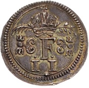 ½ Ducat Silver pattern strike; Coronation obverse image