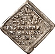 ½ Ducat Coronation; Klippe; Silver pattern strike reverse image