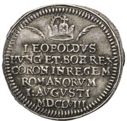 ½ Ducat Silver pattern strike; Coronation obverse image