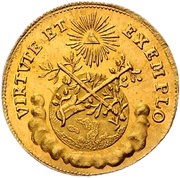 ¾ Ducat Coronation reverse image