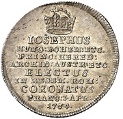 ¾ Ducat Silver pattern strike; Coronation obverse image