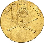 ¾ Ducat Coronation reverse image