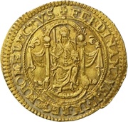 1 Goldgulden Coronation, Germany, 1619 reverse image