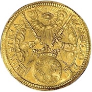 1 Ducat Coronation, Germany, 1658 reverse image