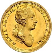 1 Ducat Coronation, Germany, 1742 reverse image