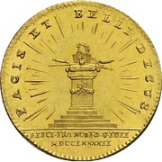 1 Ducat Coronation, Germany, 1792 reverse image