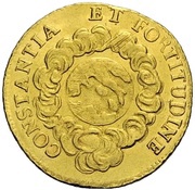 1¼ Ducat Coronation, Germany, 1711 reverse image