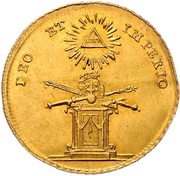 1¼ Ducat Coronation, Germany, 1745 reverse image