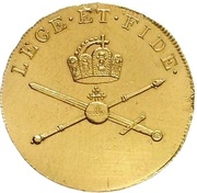 1¼ Ducat Coronation, Germany, 1792 reverse image