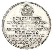 1½ Ducat Silver pattern strike; Coronation obverse image