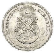 1½ Ducat Silver pattern strike; Coronation, Germany, 1764 reverse image