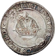 2 Ducats Silver pattern strike; Coronation, Germany, 1612 reverse image