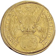 2 Ducats Coronation, Germany, 1658 reverse image