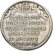 2 Ducats Silver pattern strike; Coronation obverse image