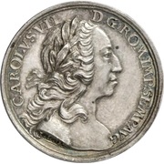 2 Ducats Silver pattern strike; Coronation obverse image