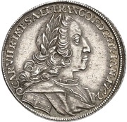2 Ducats Silver pattern strike; Coronation obverse image