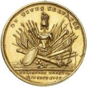 2 Ducats Coronation, Germany, 1745 reverse image