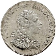 2 Ducats Silver pattern strike; Coronation obverse image