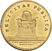 2 Ducats Coronation, Germany, 1790 reverse image